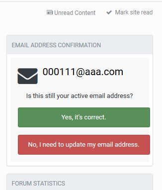 More information about "Email Address Confirmation"