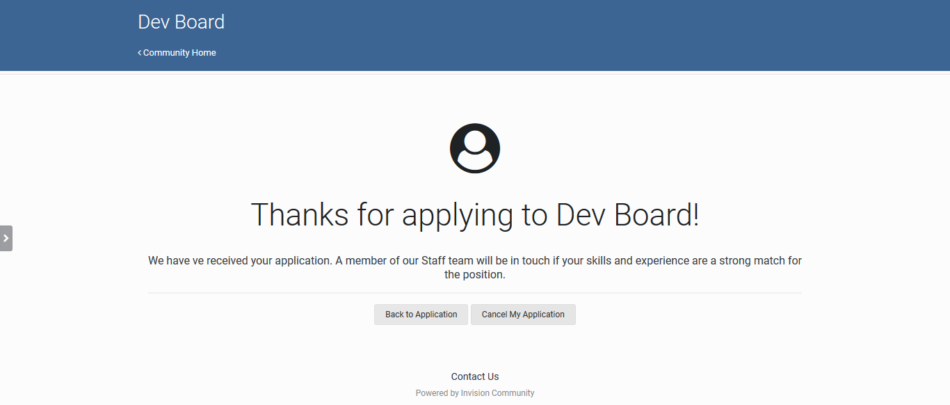 Staff Applications System Staff Extensions Invisioneer