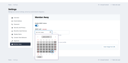 More information about "Member Away"