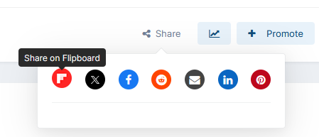 Share on Flipboard