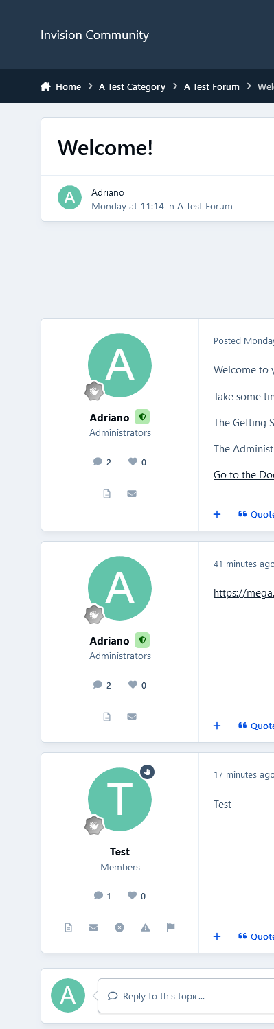 User Options in PostBit - Invision Community 4 - SOS Invision