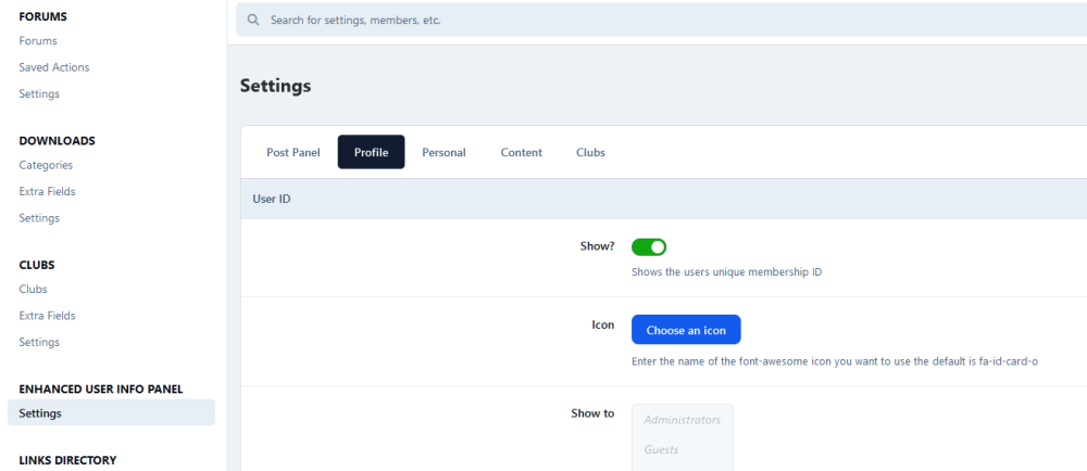 Enhanced User Info Panel - Invision Community 4 - SOS Invision